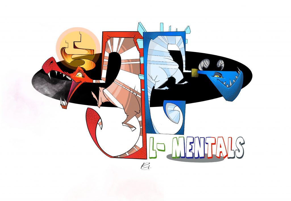 Boceto Hoguera Explanada infantil 2025