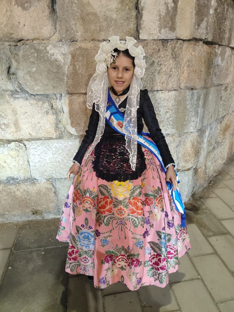 Dama de honor infantil Hoguera Explanada 2025