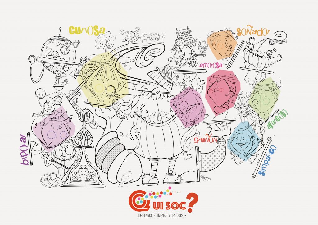 Boceto Monumento infantil Hoguera Explanada 2018