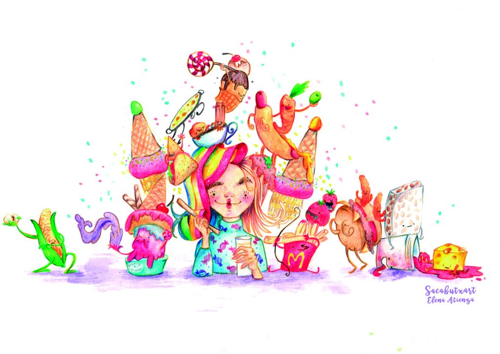 Boceto Hoguera infantil 2019