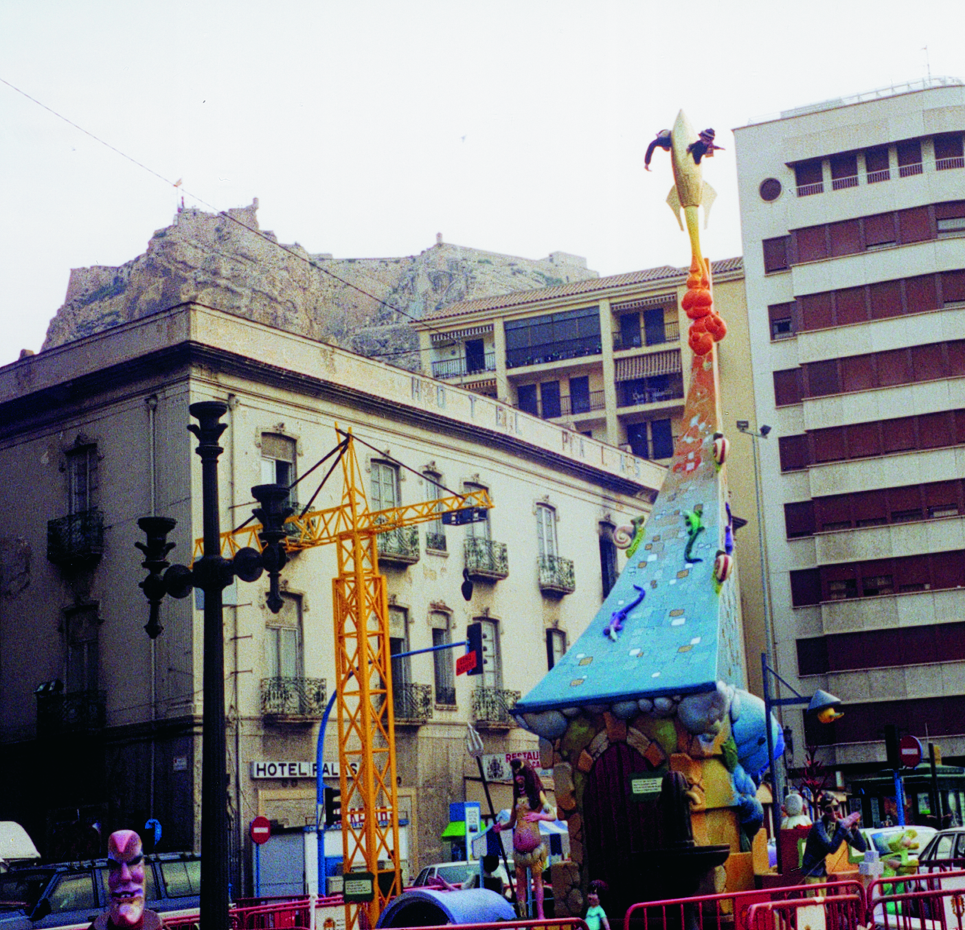 Hoguera explanada 2000