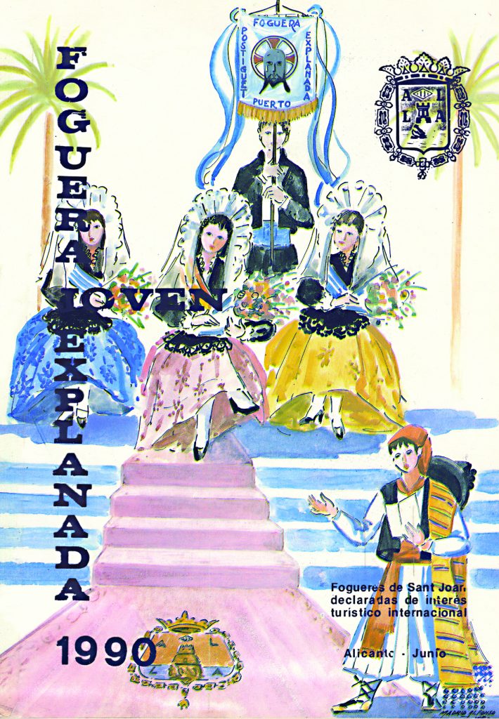 Portada Llibret 1990 hoguera explanada