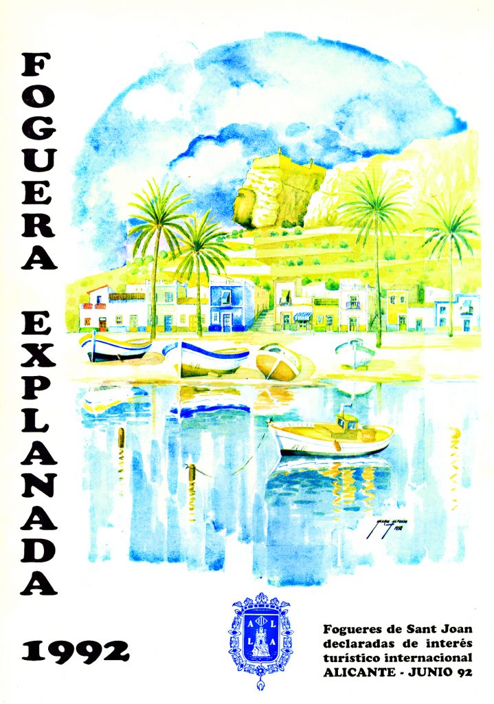 Portada Llibret hoguera explanada 1992