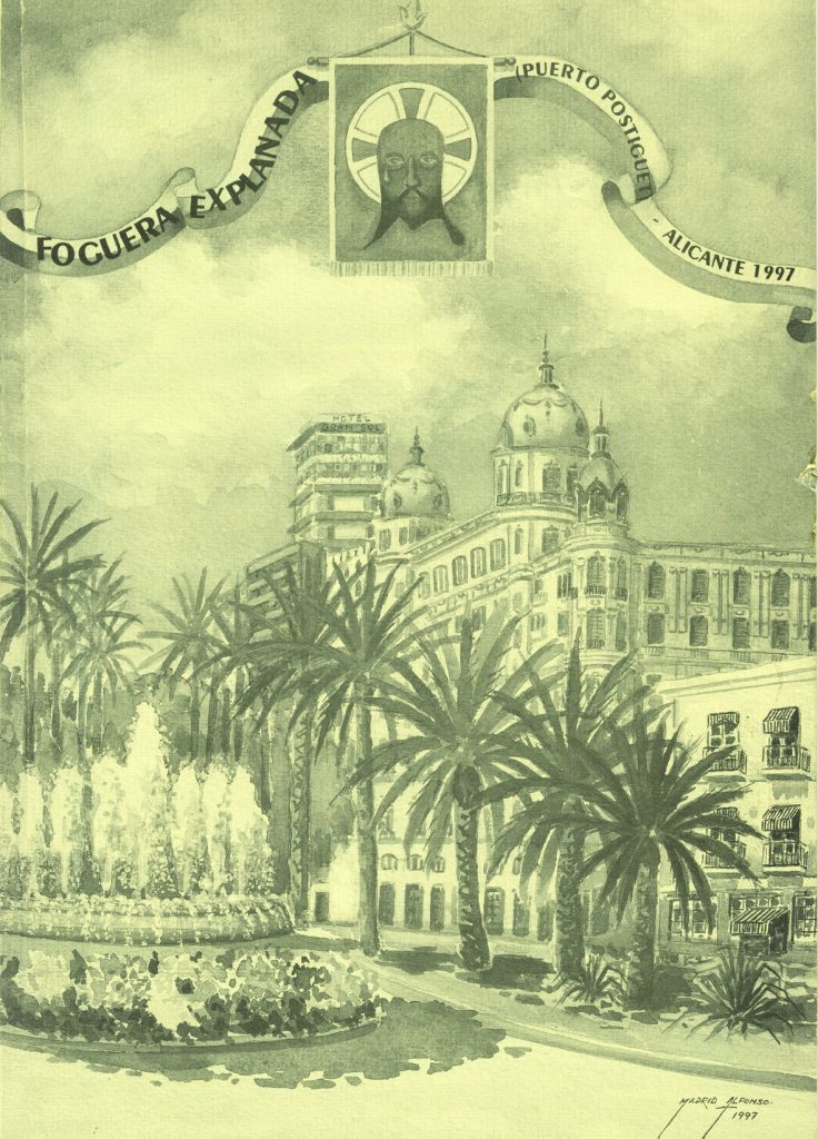 Portada Llibret hoguera explanada 1997