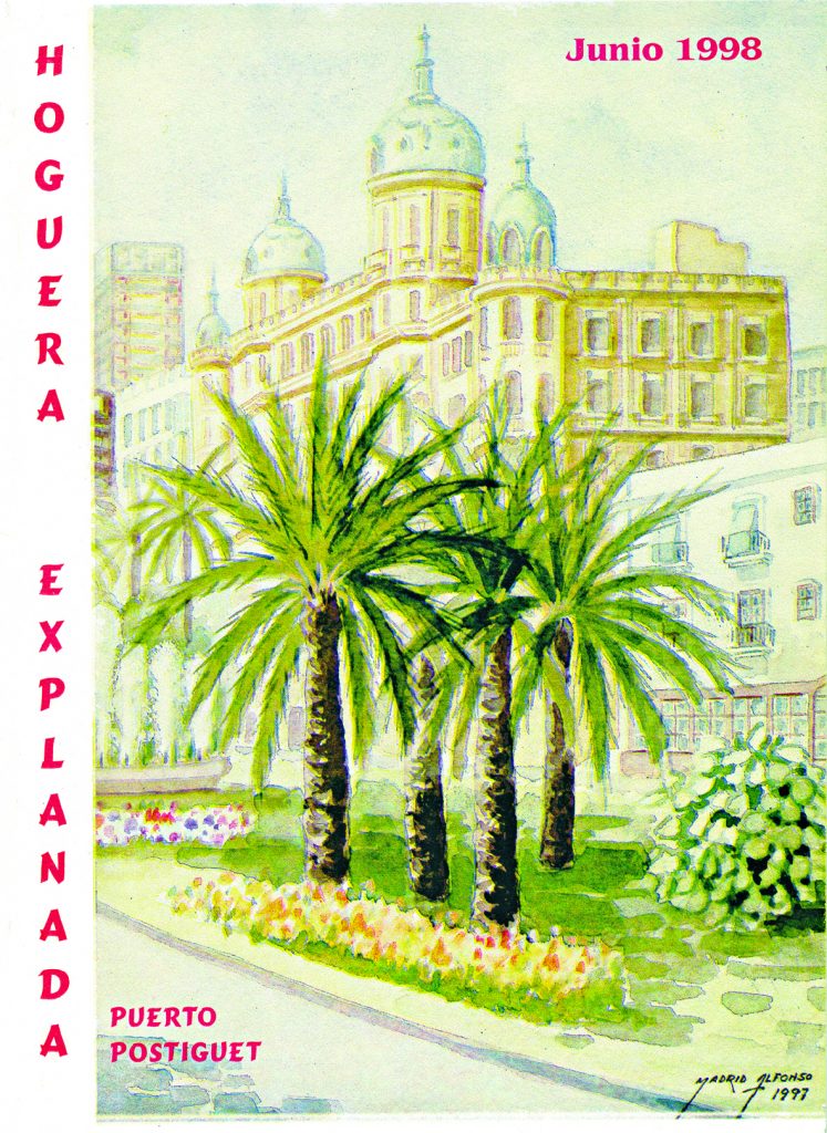 Portada Llibret hoguera explanada 1998