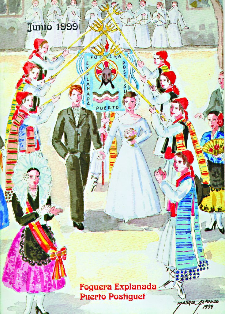 Portada Llibret hoguera explanada 1999