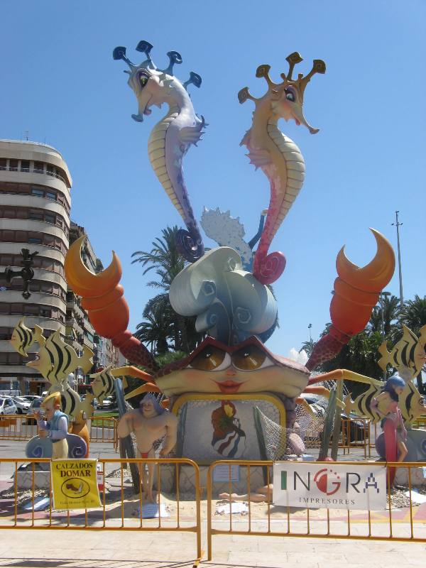 Hoguera explanada 2008