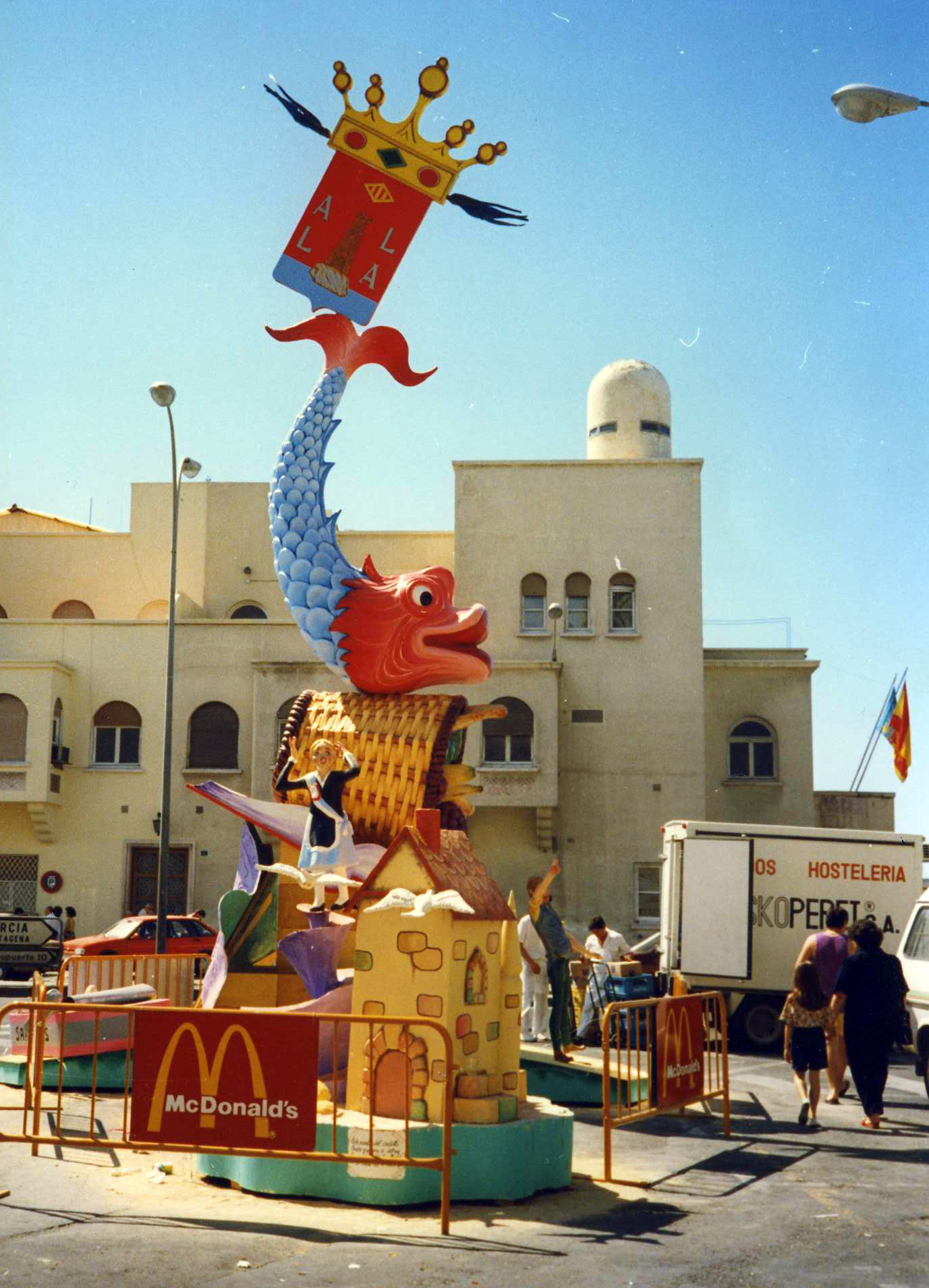 Hoguera explanada 1991