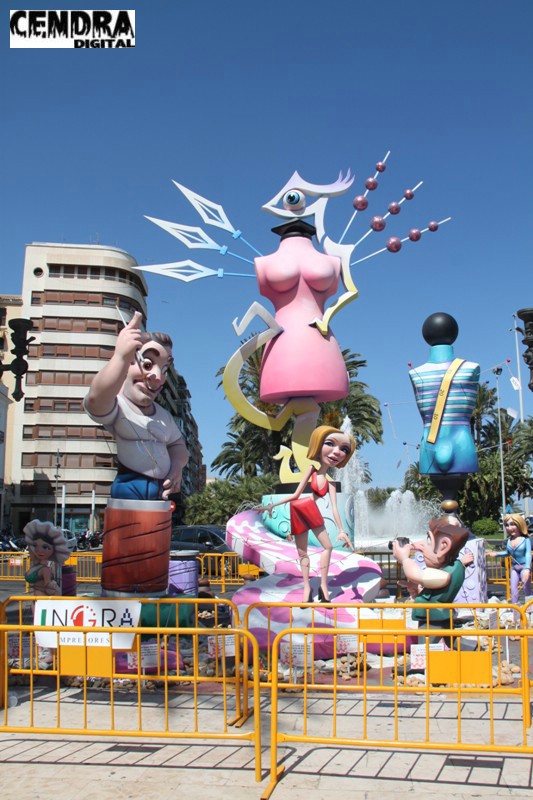 Hoguera explanada 2010