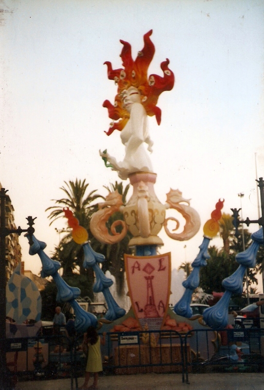 Hoguera explanada 2001