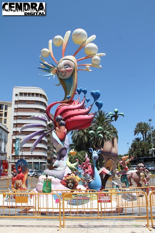 Hoguera explanada 2014