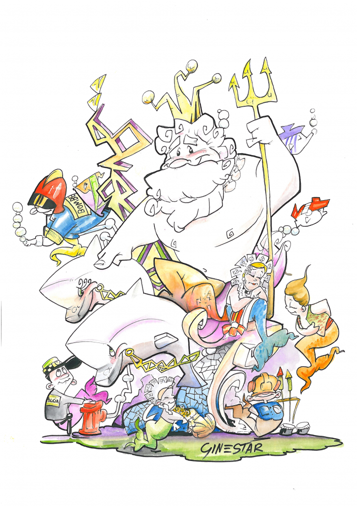 Boceto Hoguera infantil explanada 2012