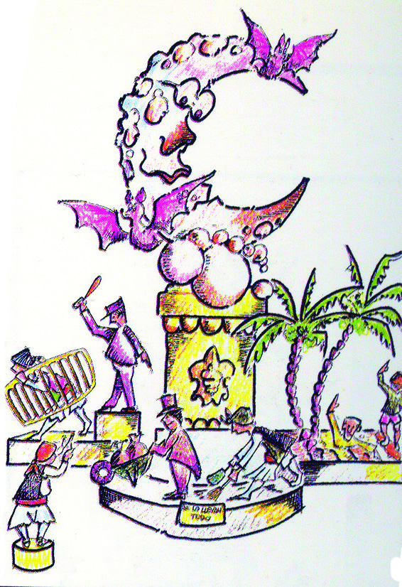 Hoguera explanada 1992