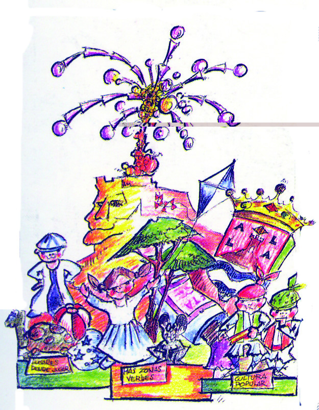 Hoguera explanada infantil 1992