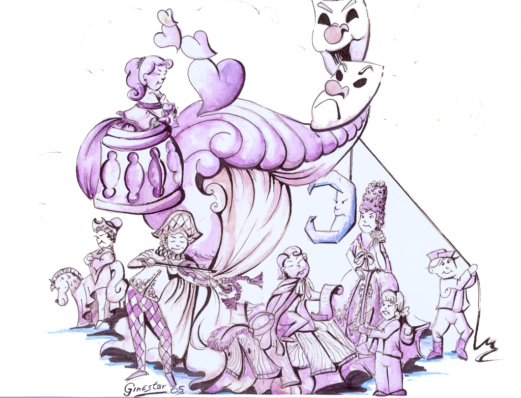 Boceto Hoguera infantil explanada 2006