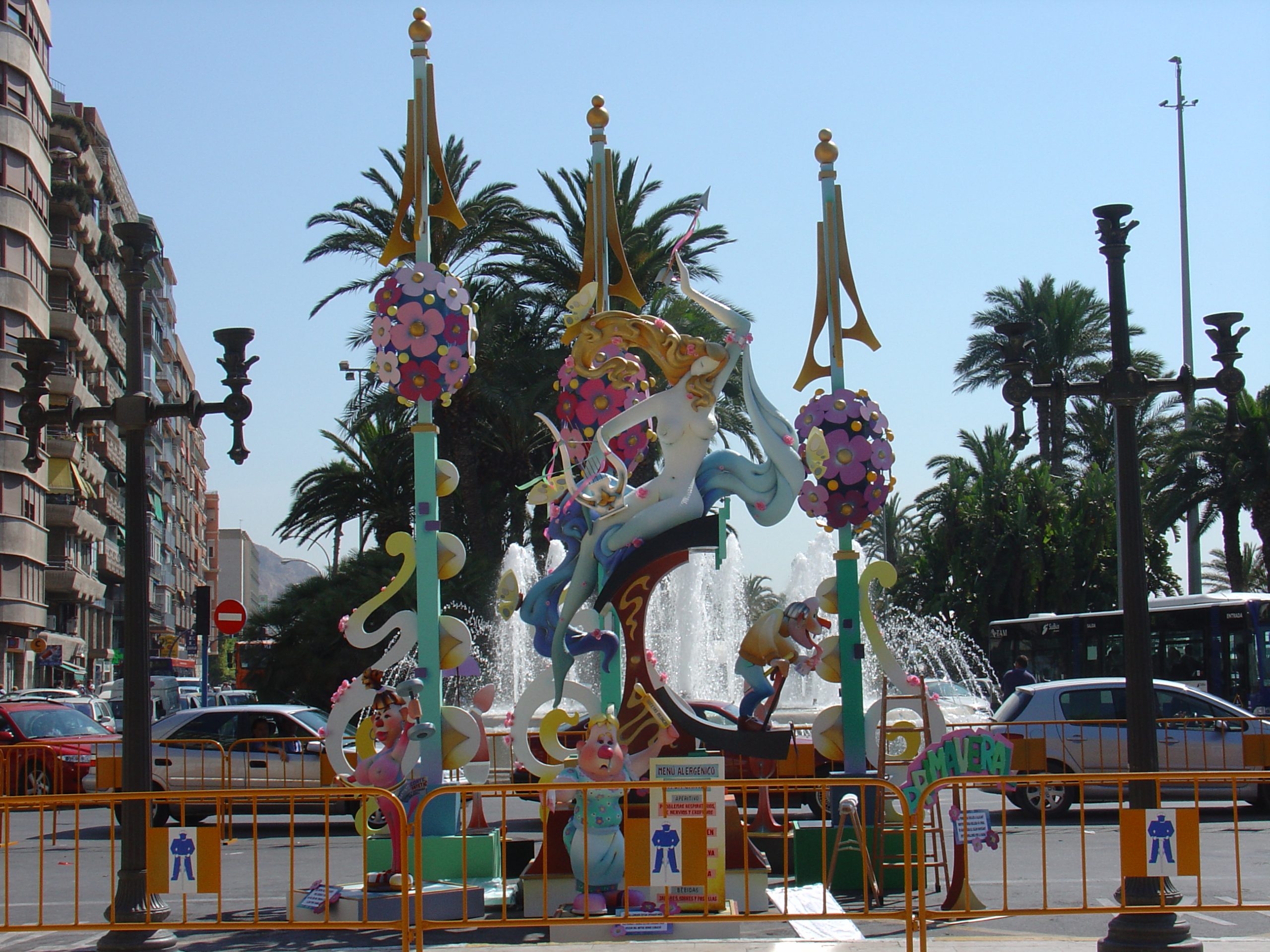 Hoguera explanada 2005