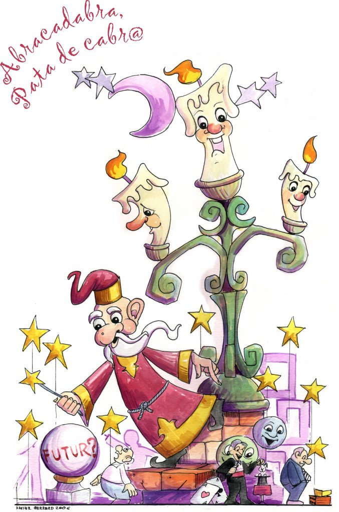 Boceto Hoguera explanada 2007