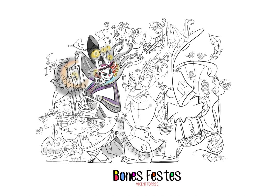 Boceto Hoguera infantil Explanada 2017