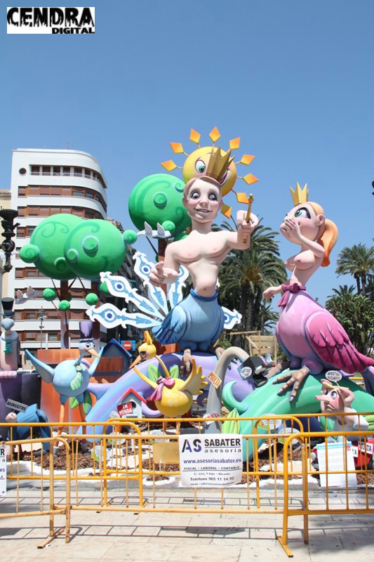Hoguera explanada 2012