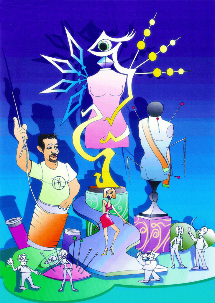 Boceto Hoguera explanada 2010