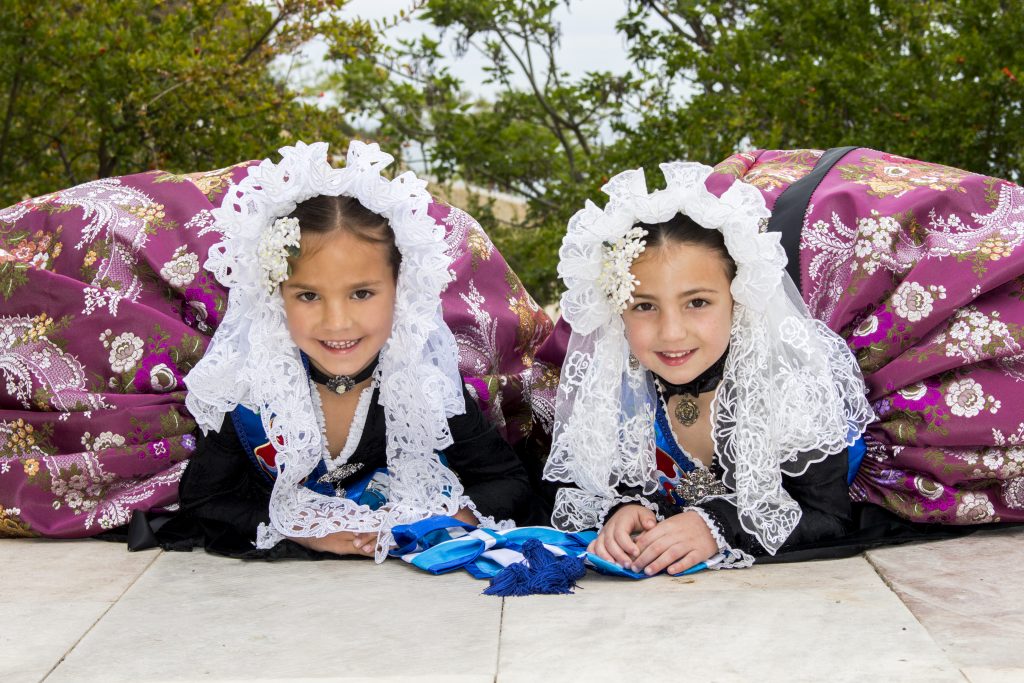 Damas infantiles hoguera explanada 2017