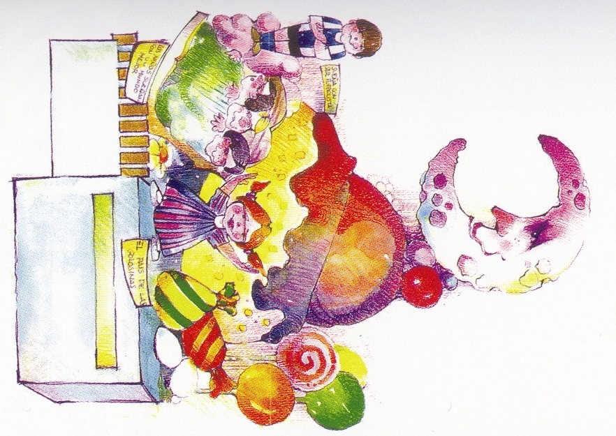 Boceto Hoguera infantil explanada 2000